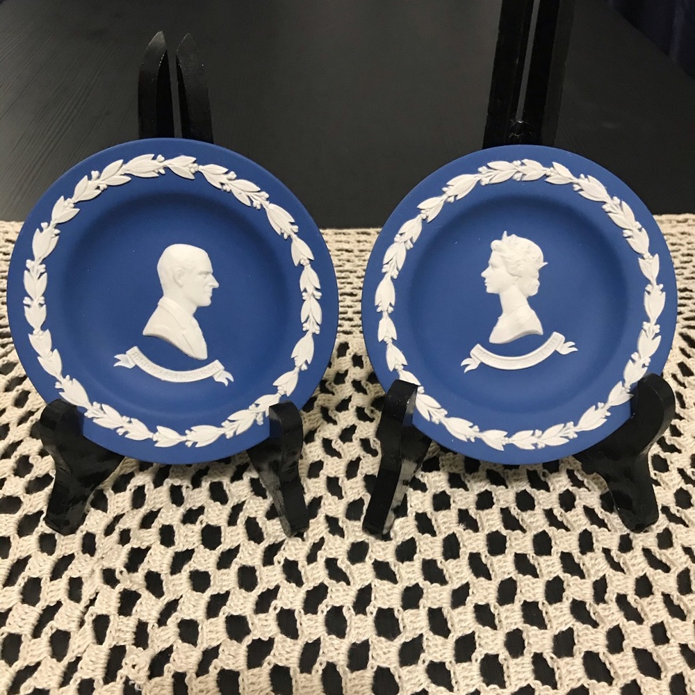 Wedgwood JasperRound Sweet Dish un Baby Blue-White